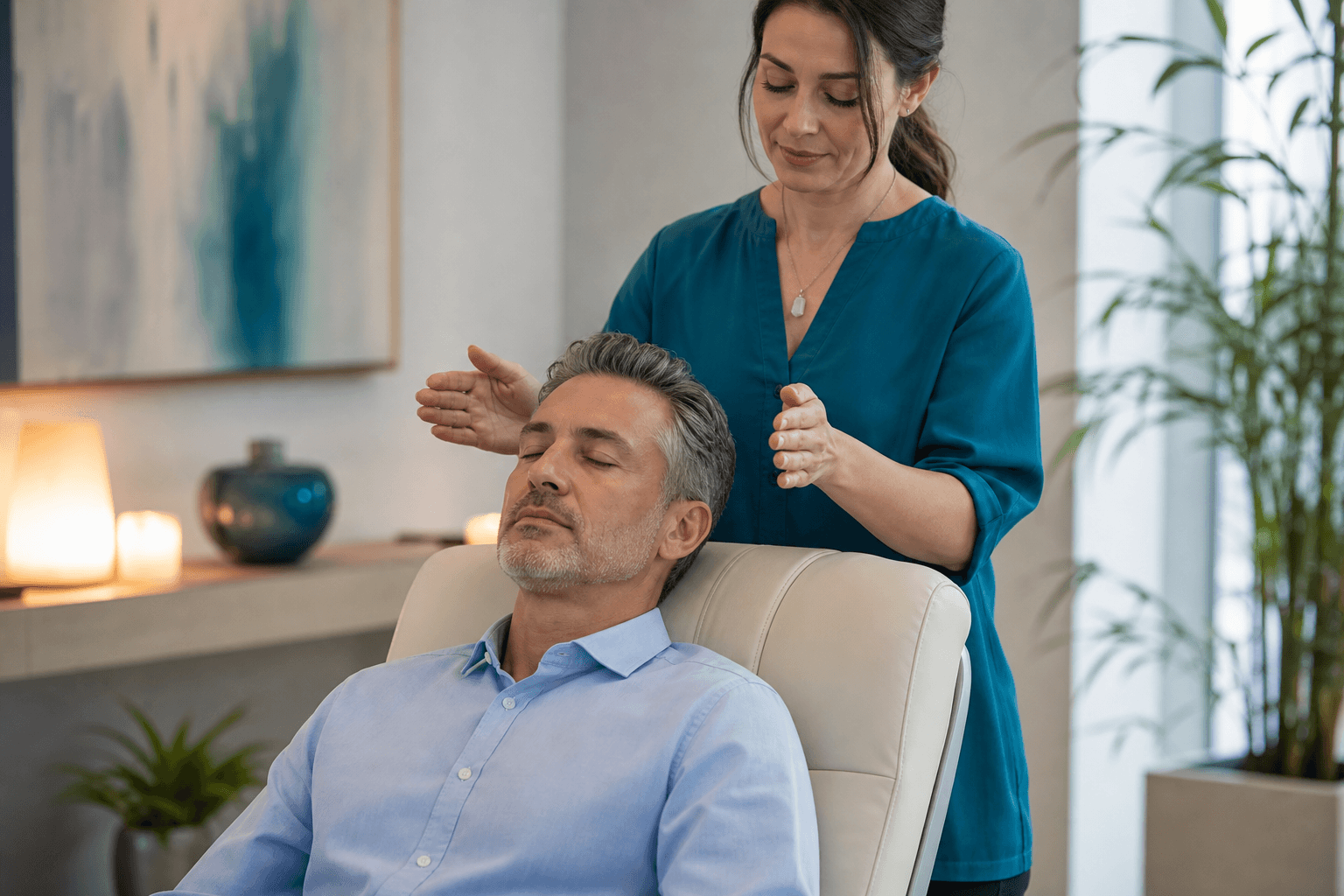 Reiki at a workplace